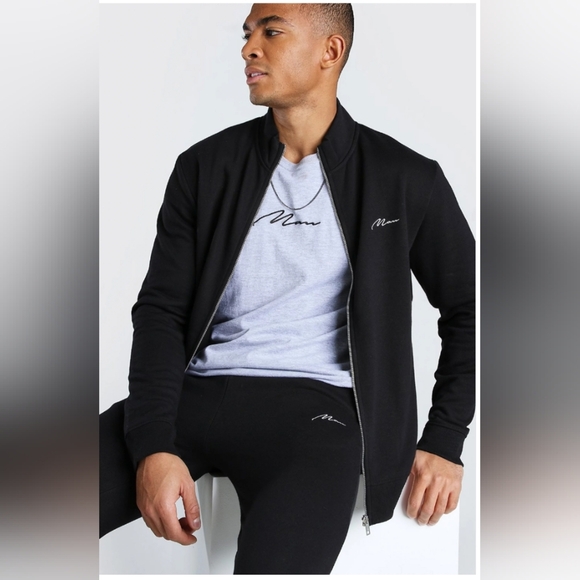 BohooMan Signature Funnel Neck Jacket Size Small - Picture 1 of 12